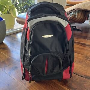 Vintage Starter Backpack 90's Red & Black School Gym Sports Bag